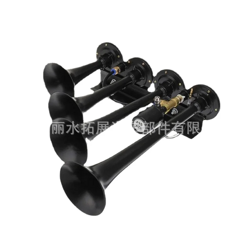 

Four tube train high pitch pneumatic horn refitted electrical horn four tube pneumatic horn truck tweeter horn