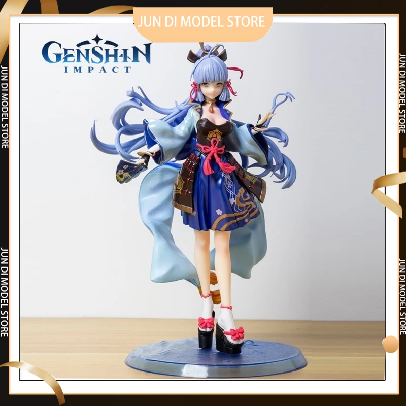 

25CM Genshin Impact Kamisato Ayaka Figure Anime Action Figurine Collectible PVC Model Decoration Statues Doll Kids Toy Gift