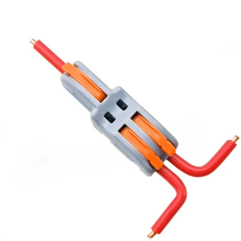 

New One-In-Multiple-Out Wire Connector, Multi-Color Handle, Branch Terminal, Combined Butt-Connected Parallel Wiring Device