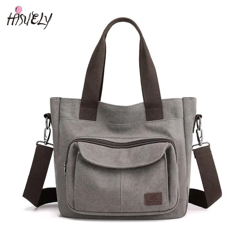 

Fashion Large Capacity Totes Bag High Qaulity Canvas Shoulder Crossbody Bags for Women 2023 Classic Female Casual Travel Handbag
