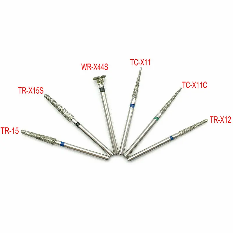 

50pcs/10 Boxes Diamond Dental Burs High Speed Dia- Burs for Teeth Whitening Polishing Dentistry Instrument
