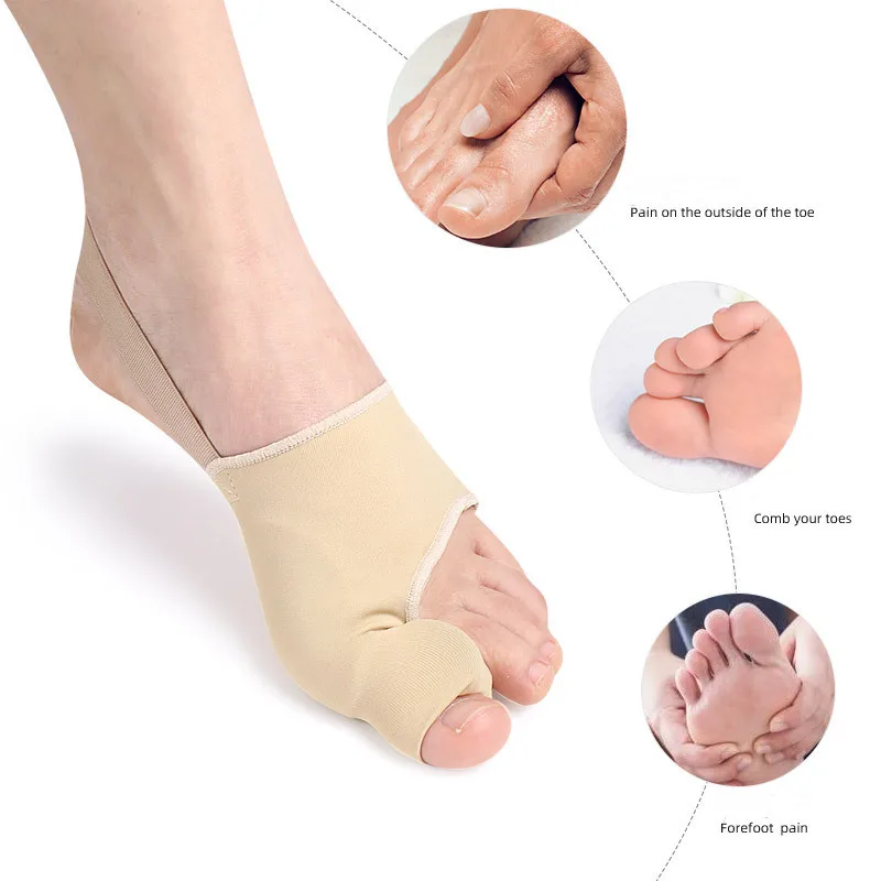 

Big Toe Straightener Thumb Valgus Protector SEBS Elasticity Bunion Corrector Adjuster Feet Pads Relief Foot Pain Pedicure
