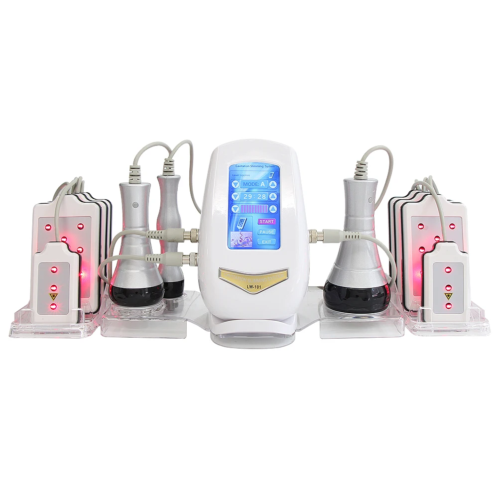 Фото Аппарат для сжигания жира AOKO 4 в 1 40K RF, устройство для коррекции фигуры, Липо, потери веса, косметическое устройство для массажа тела от морщи... №2