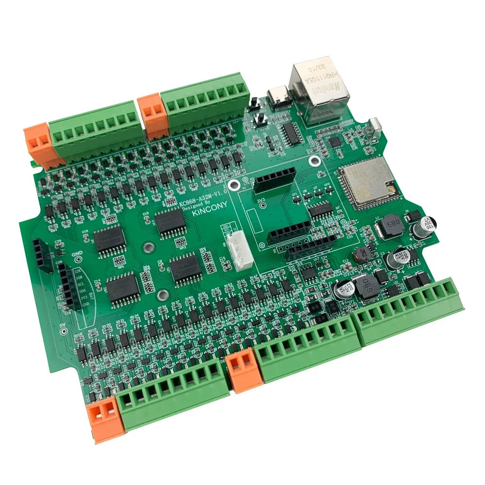 KC868-A32M ESP32 плата RJ45 32DO Wifi переключатель MOSFET модуль HTTP ESPhome Tasmota IIC RTC 2/4G GSM