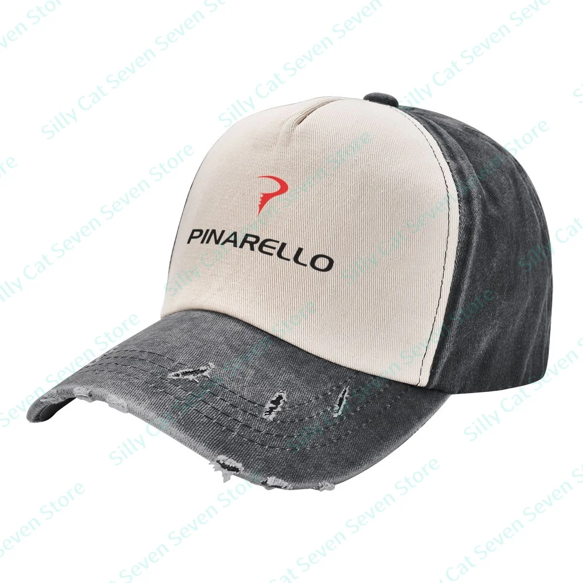 

Fashion PINARELLOS cowboy Baseball Cap Men Women Vintage adjustable Mixed color stitching Baseball Cap Washed Dad Hat