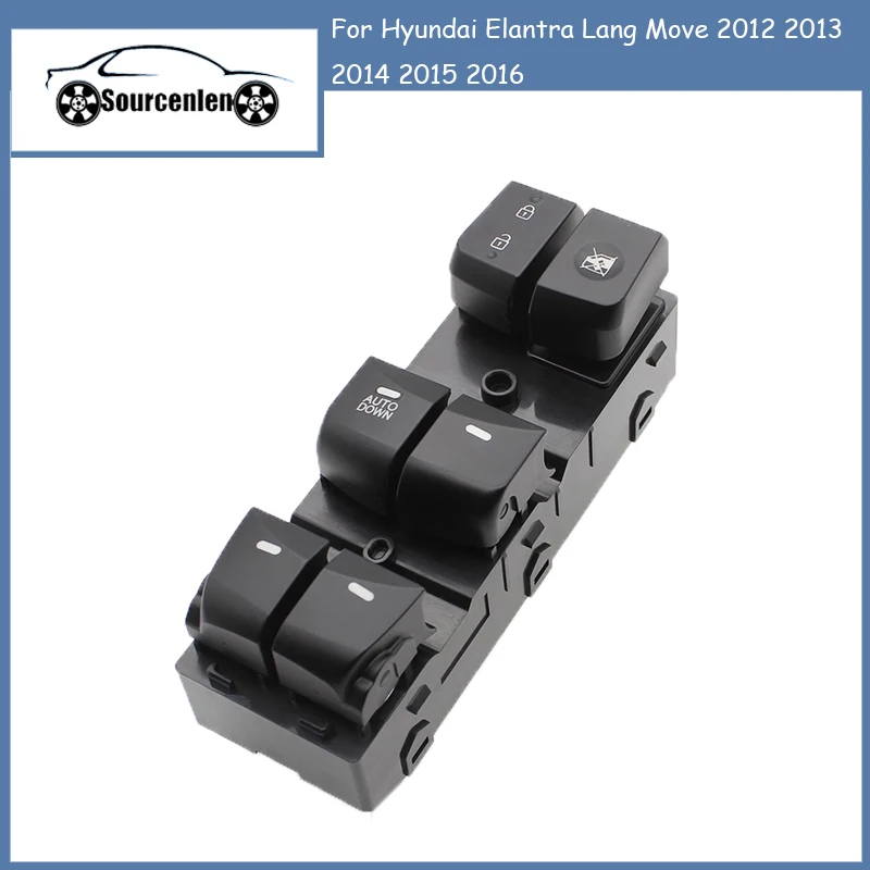 

Электрический переключатель стеклоподъемника для Hyundai Elantra Lang Move 2012 2013 2014 2015 2016 93570-4V000