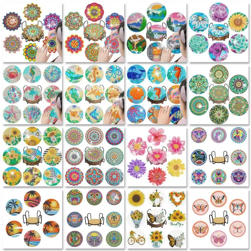 GATYZTORY 6/8 шт./компл. подставки для алмазной живописи полная Алмазная мозаика