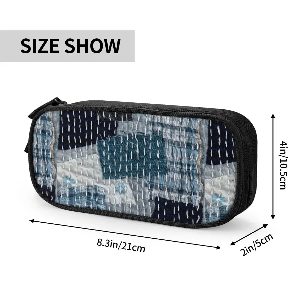 Милые пеналы Jean Boro Sashiko лоскутные ручка для девочек и мальчиков большие