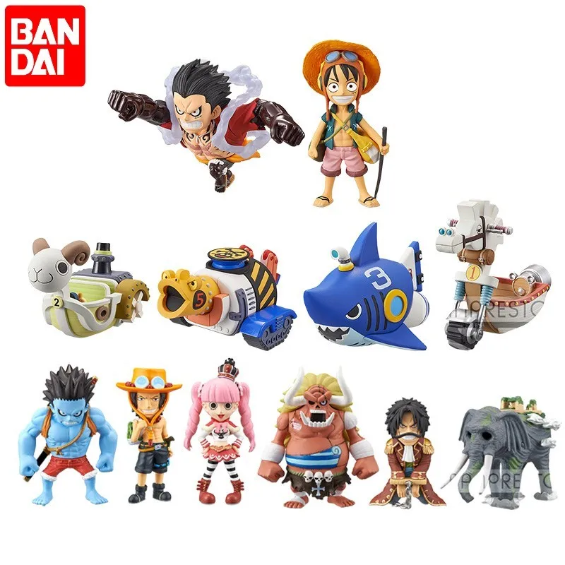 

Оригинальная Слитная игрушка Bandai, коллекция сокровищ 01 02, Луффи, эйз, Роджер дзуне, перена, аниме, экшн-фигурка, декоративная игрушка, подарок для детей