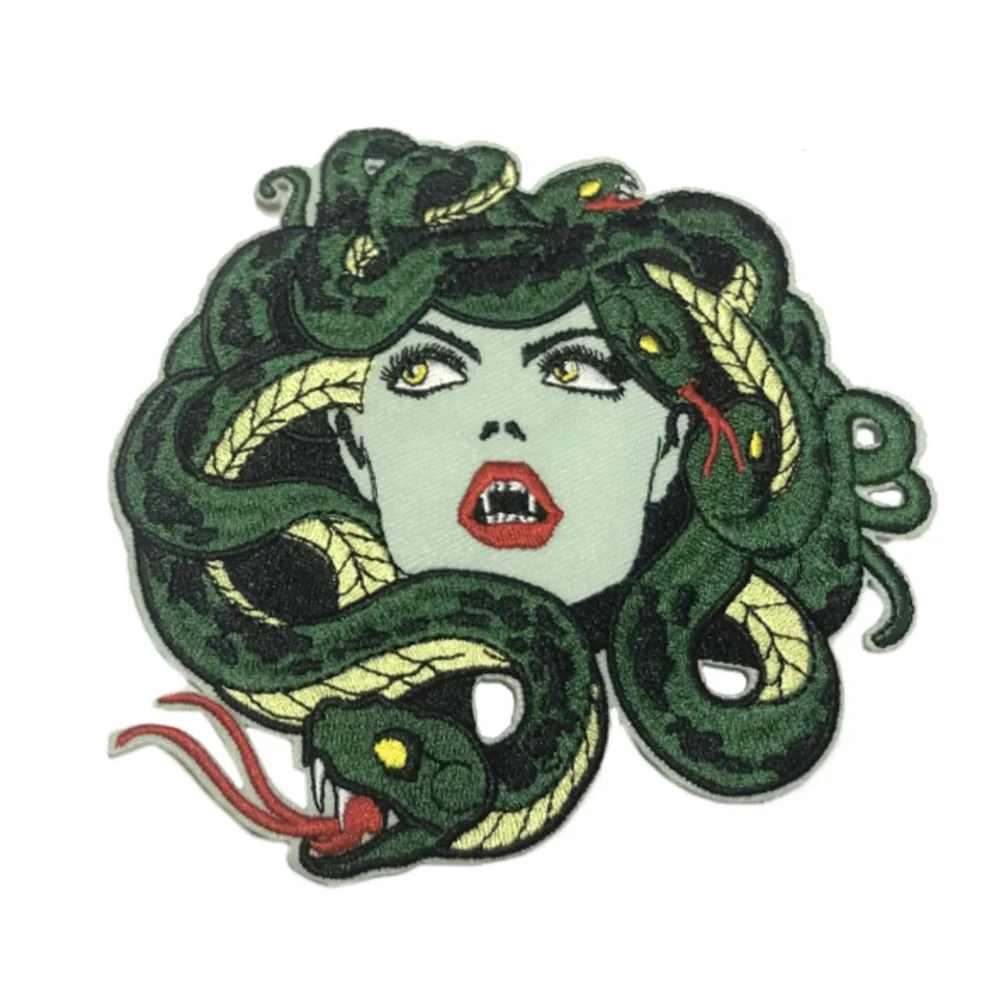 

New Vintage Medusa Enamel Brooch Snake Hair Fashion Accessories Gothic Punk Ancient Greek Mythology Jewelry