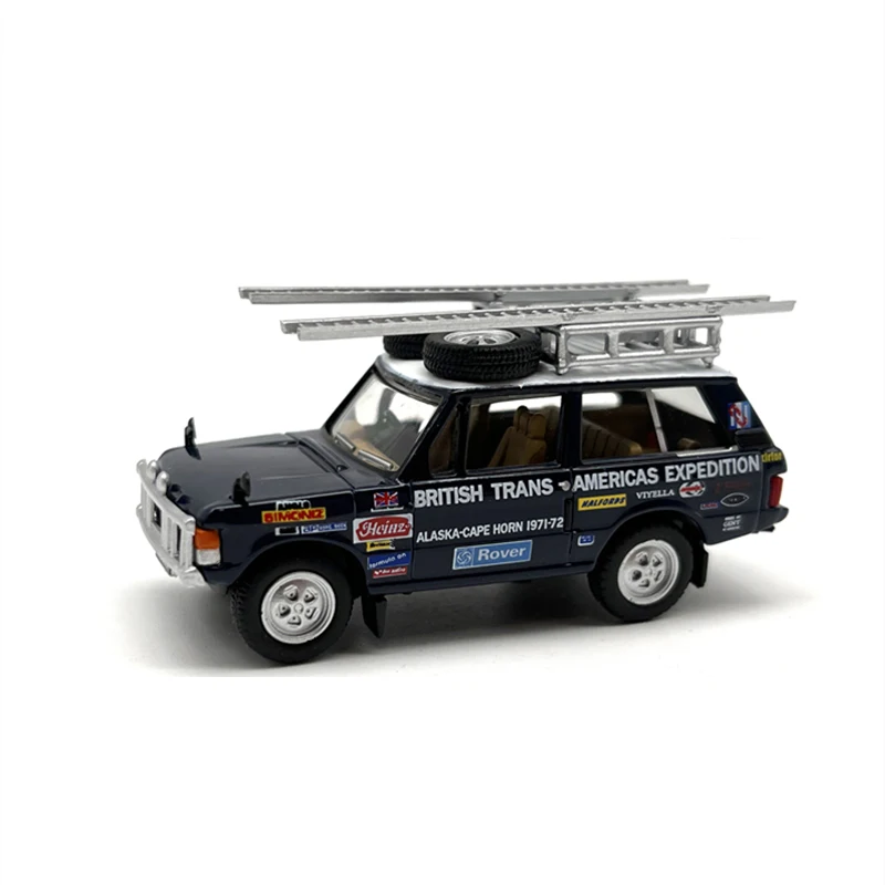 

Модель автомобиля приключений Range Rover из сплава под давлением в масштабе 1:76, Классическая ностальгия, коллекция игрушек для взрослых, подарок, сувенир, статический дисплей