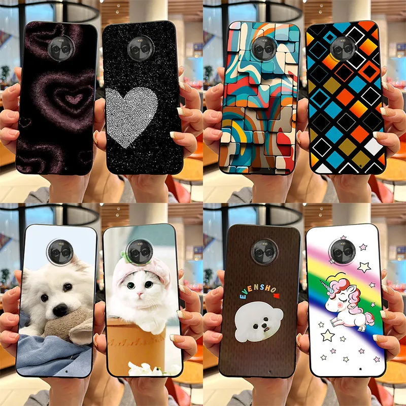 For Moto X4 Case XT1900 Fashion Love Heart Cat Cartoon Shockproof Soft Silicone Phone Cover Motorola MotoX4 X 4