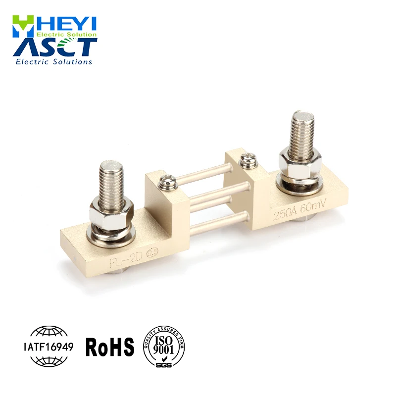 

Шунт HEYI ASCT FL-2D 250A/60MV для высокоточных выпрямителей, переменный резистор класса: 0,5 шунтирующий резистор