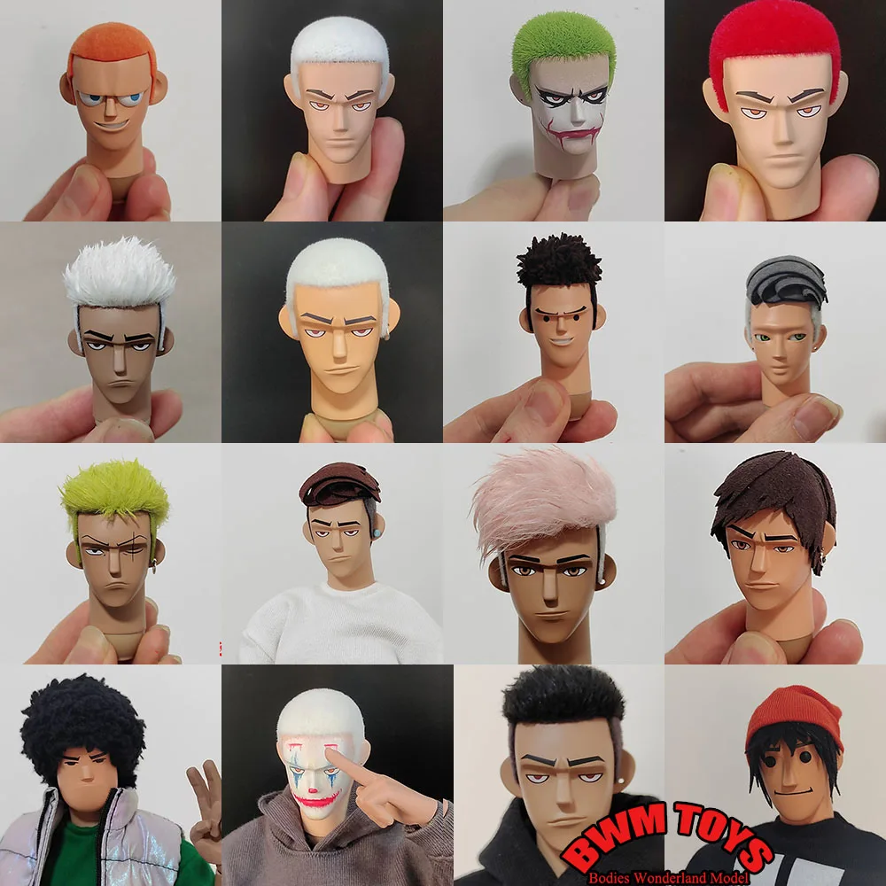 Экшн-фигурка на заказ, масштаб 1/6, высокое качество, модная индивидуальная Кукольная голова, резная для 12-дюймовой русалки, 13thblock 3atoys