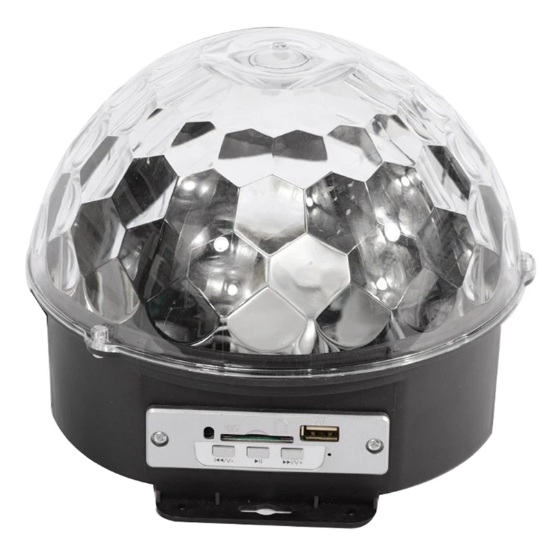 

LED Stage Light Remote Control MP3 Music Crystal Magic Fans You Ktv Flash Pattern Light