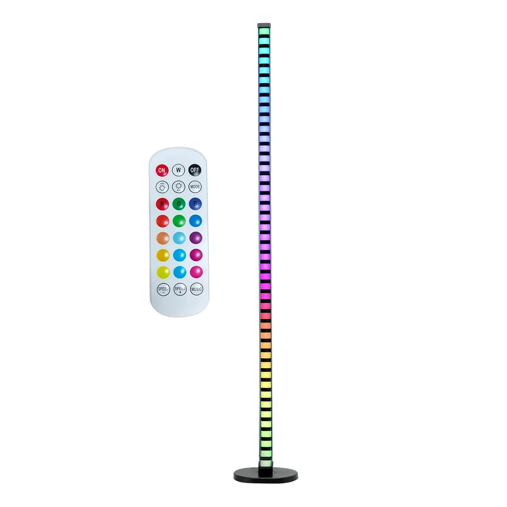 

1.2m Bluetooth-compatible APP Remote Control 3D RGB LED Rhythm Strip Light Kits Music Atmosphere Ambient Decorative Pickup Lamp