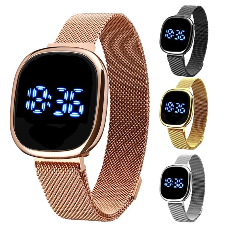

Luxury Oval Dial Quartz Watch for Women Stainless Steel Magnetic Buckle Bracelet Dress Clock Ladies Wristwatch Relogio Feminino