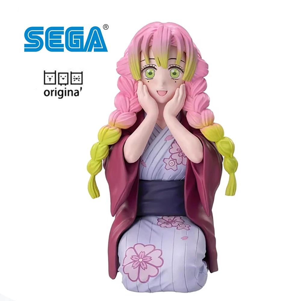 

Original SEGA Demon Slayer Kanroji Mitsuri Premium Chokonose Figure Katanakaji No Sato Hen Kawaii Anime Model Collectible Toys