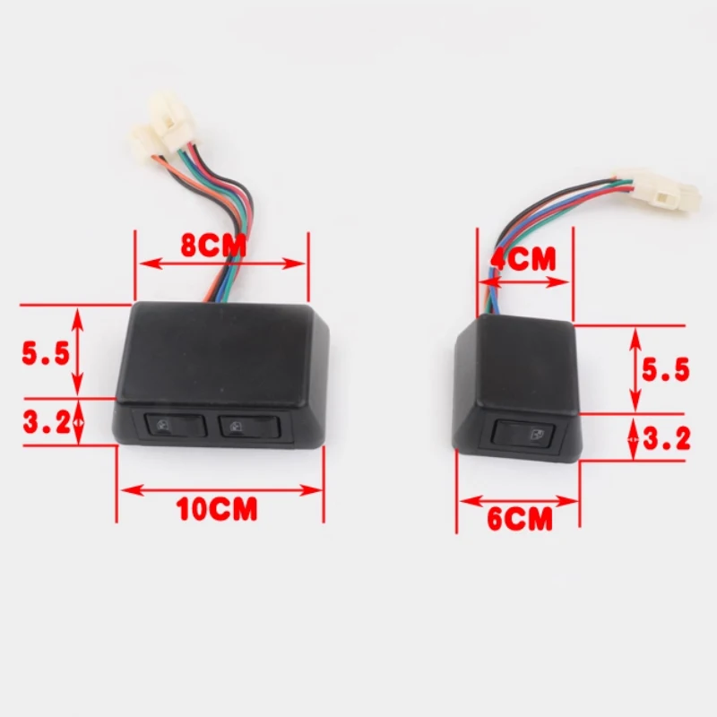 Фото 12V24V General Motors Электрический комплект переключателей подъемников дверей и окон Грузовик SUV Передний двухдверный комплект переключателей подъемника окон №3