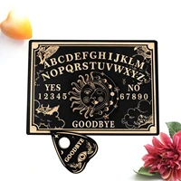sun pendulum dowsing board set for divination message board carven wooden board metaphysical altar wall sign decoration