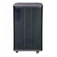 supply double 15 inch speakers 1000w wood active stage speaker