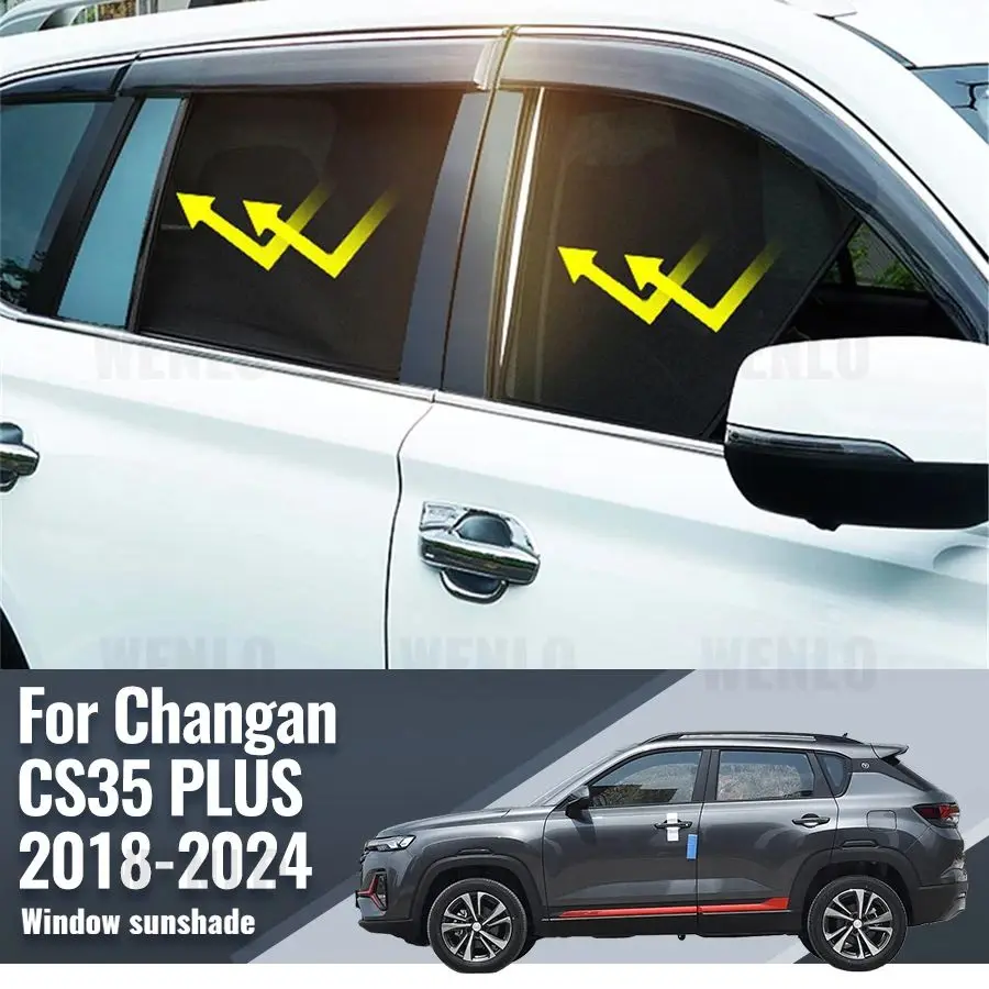 Для CHANGAN CS35 PLUS 2018-2023 2024 магнитный автомобильный солнцезащитный козырек передняя