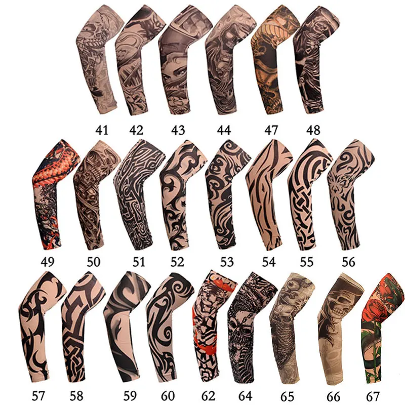 

Summer Arm Armwarmer For Men Unisex Arm Protection Flower Cycling Outdoor Sports Sun Protection Tattoo Sleeve Travel Fishing