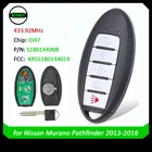 DIYKEY 433,92 МГц ID47 чип S180144008 Замена умный дистанционный ключ-брелок от машины 5 Кнопка для Nissan Murano 2013-14 Pathfinder 2013-16