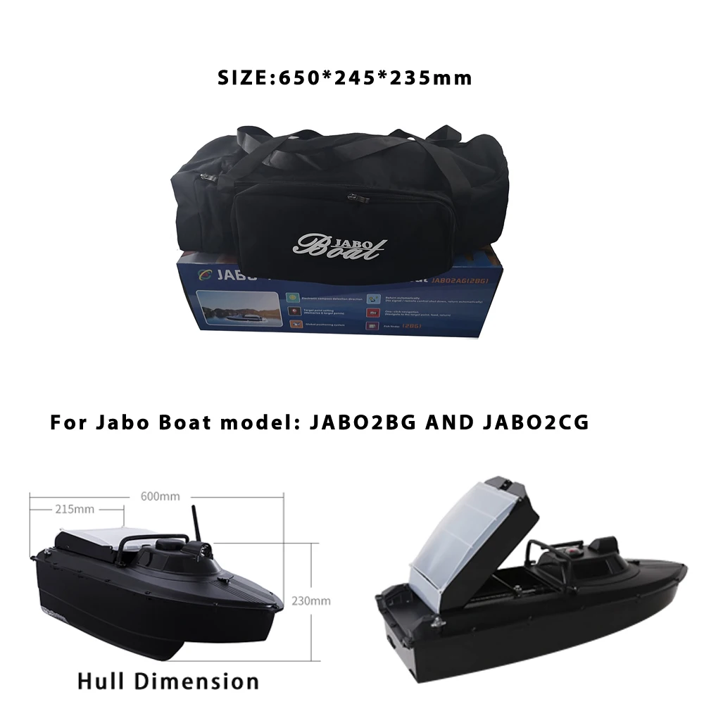 Фото Водонепроницаемая уличная сумка-чехол из холста для рыболовной лодки Jabo Bait Boat №4