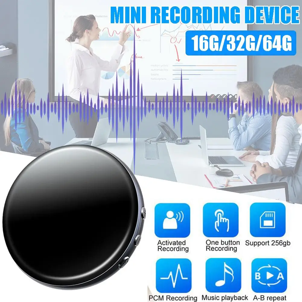 16/32/64gb Magnetic Audio Activated Mini Recording Device Mi