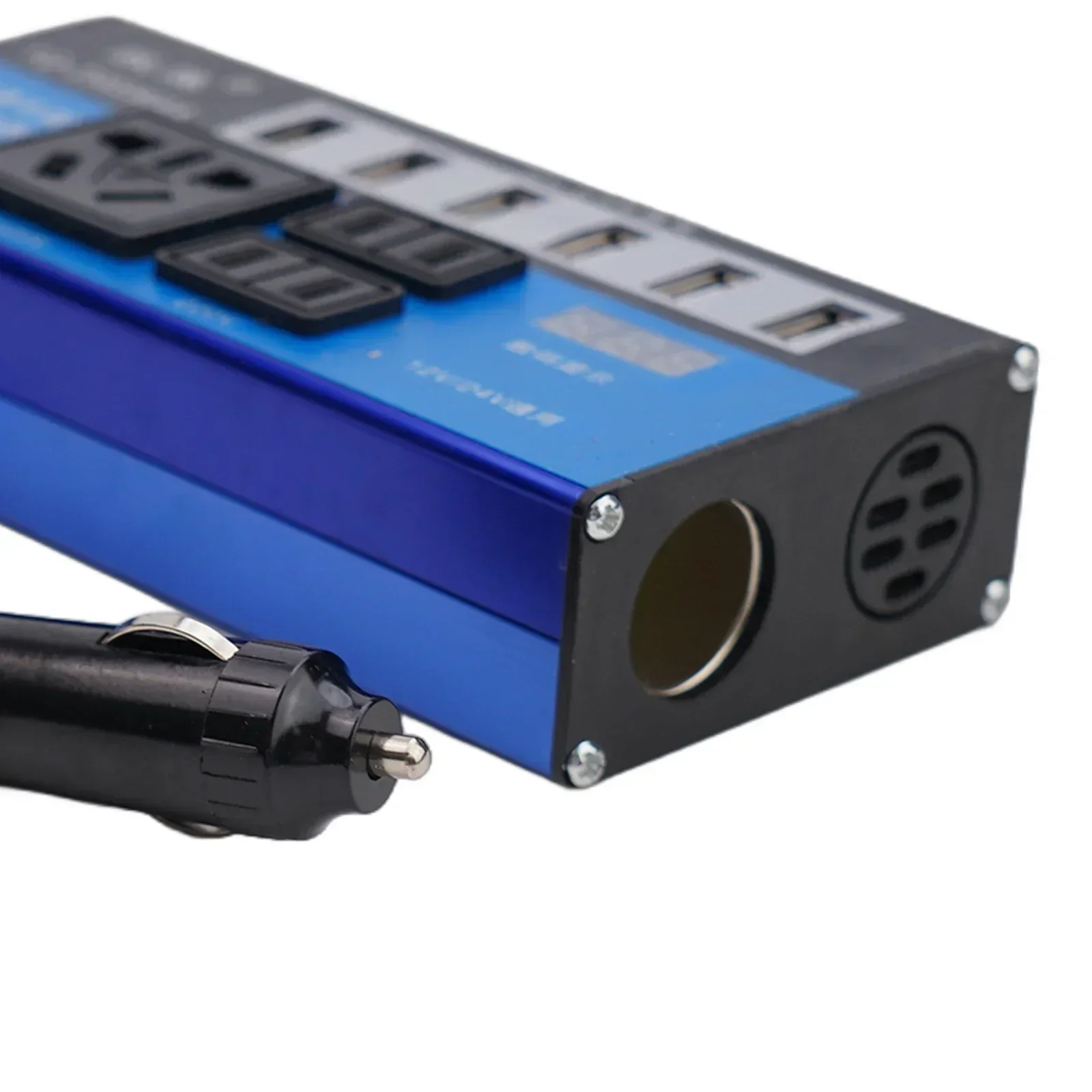 DC12V24V в DC110V220V Автомобильный преобразователь мощности Инвертор 1500 Вт Trip 6 USB-портов