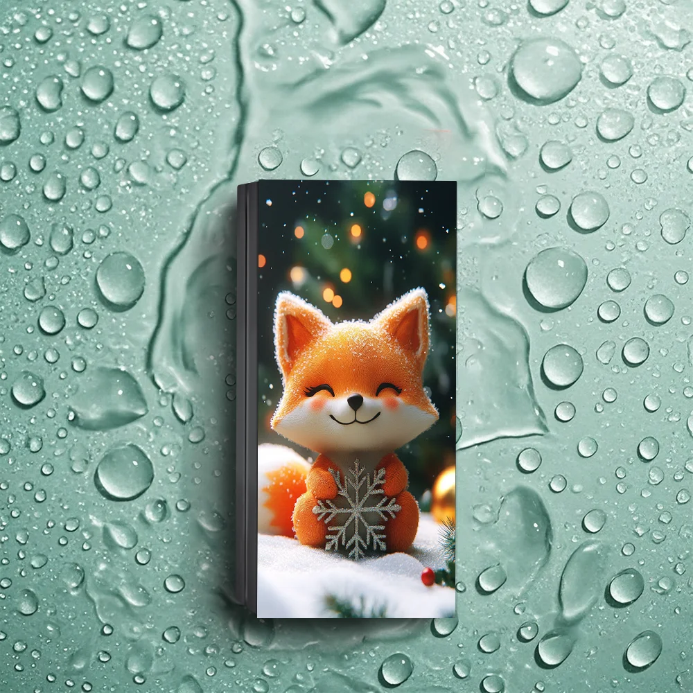 Коробка для хранения и сигарет с изображением милой лисы-прочный металлический