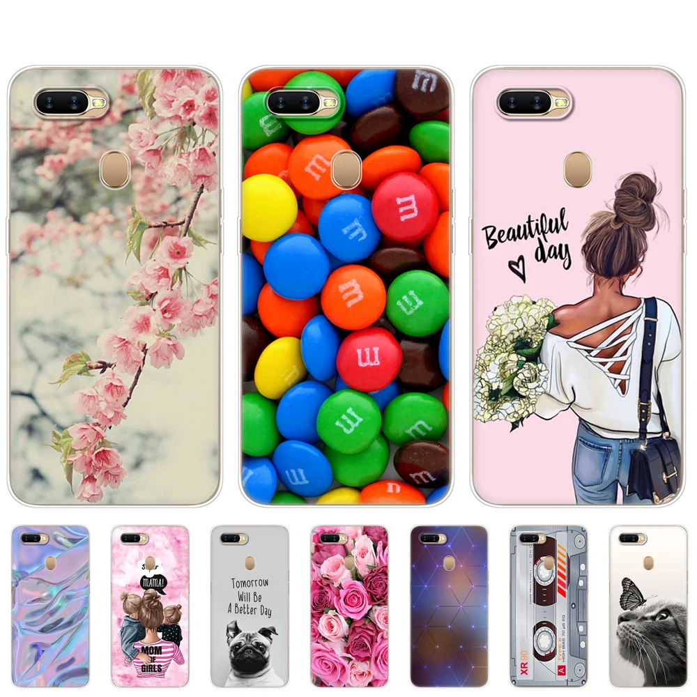 

For OPPO A5S Case 6.2" Soft Silicon TPU Back Phone Covers For Oppo A 5S Oppo A5 s CPH1909 Bumper Bag Fundas Coque Shell