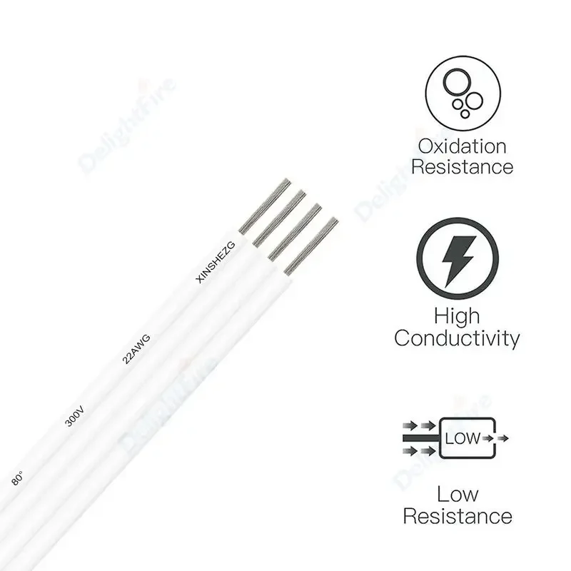 5-100 м 2 3 4-контактный гибкий электрический провод, плоский светодиодный удлинительный кабель из луженого медного провода из ПВХ для светодиодной ленты RGB WS2811 WS2812