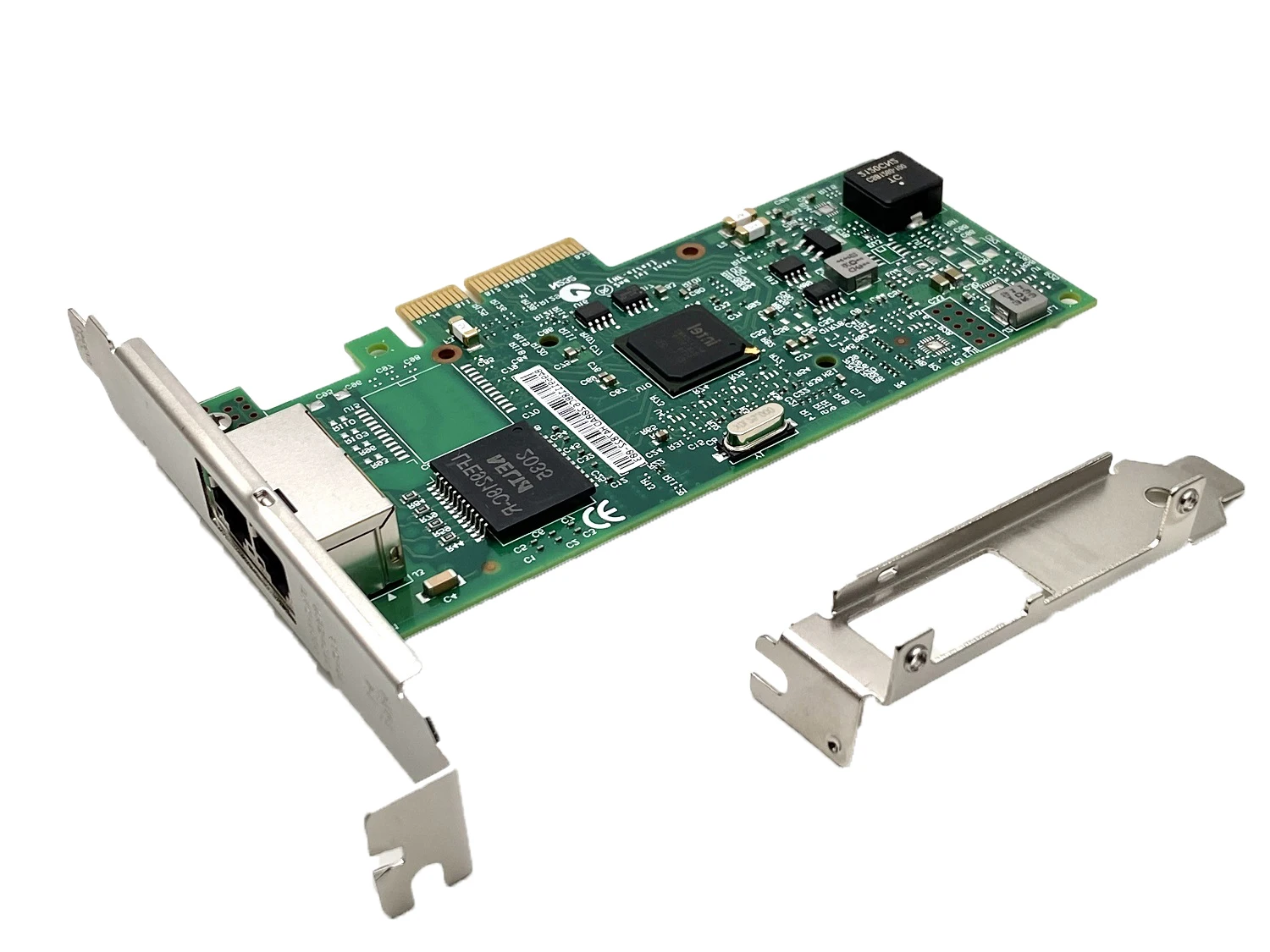 

1Gb Network Card I350-T2 with Intel Ethernet Server Gigabit LAN Adapter I350T2V2BLK Chip Dual RJ45 Ports PCI Express 2.1 x4 NIC