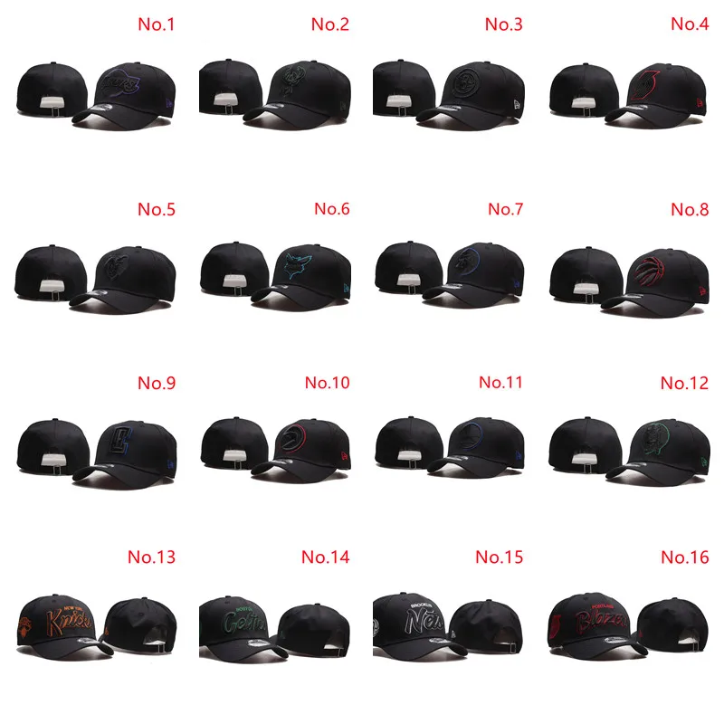 50 стилей США Баскетбольная команда регулируемая бейсболка Мужская и женская