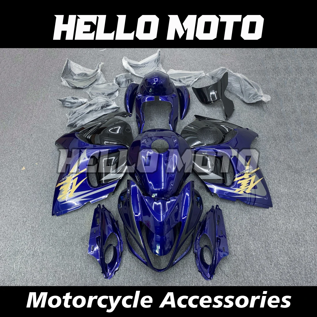 

Suitable for GSXR1300 2008-2020 Motorcycle Fairing Spoiler Body ABS Injection Molding