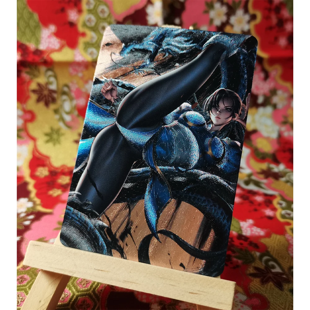 3 шт./компл. флэш-карта для уличного сражения ACG Сексуальная кавайная аниме