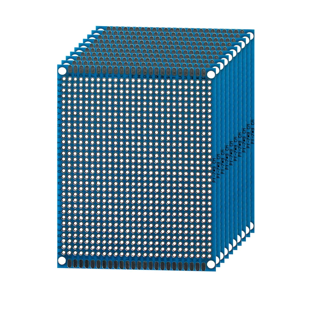 

10 шт. 7x9 см двухсторонний прототип печатной платы 7*9 см универсальная печатная плата для Arduino экспериментальная печатная плата медная плата