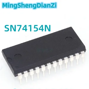 1PCS SN74154N SN74154 74154 DIP-24 4 To 16 Line Decoder/Demultiplex er  Direct Width