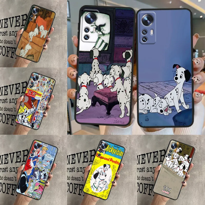 Милый черный чехол для телефона 101 далматинцев Xiaomi Mi A1 A2 A3 8 9 Note 10 Lite Pro SE T 5G мягкий