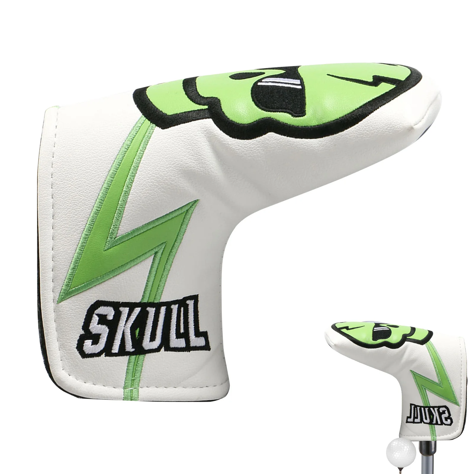 

Golf Putter Covers Headcover Magnetic Mallet Headcover Club Protective for Most Blade Putter