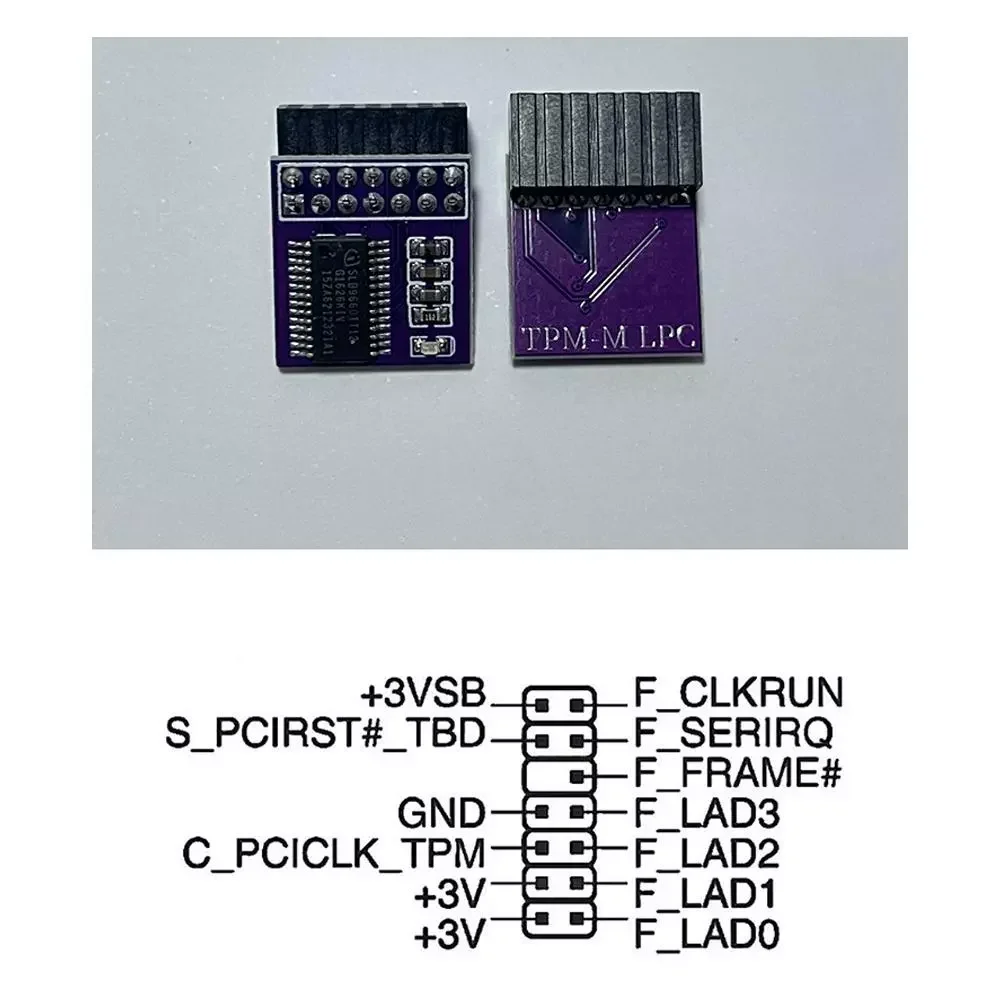 

The newTPM 2.0 Encryption Security Module Remote Card Windows 11 Upgrade TPM2.0 Module 12 To 20pin To Support Multi-brand Mother