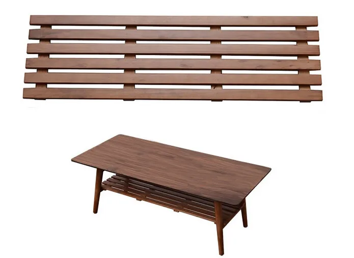 Современная Центральная ножка стола складной орех/натуральный