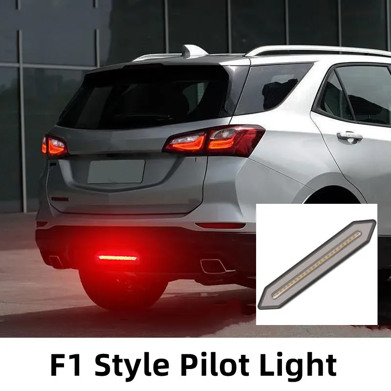 

F1 Style Led Brake Pilot Lights For Car Motorcycle 15led Rear Tail Lights Auto Warning Reverse Stop Safety Lamps DRL 12V