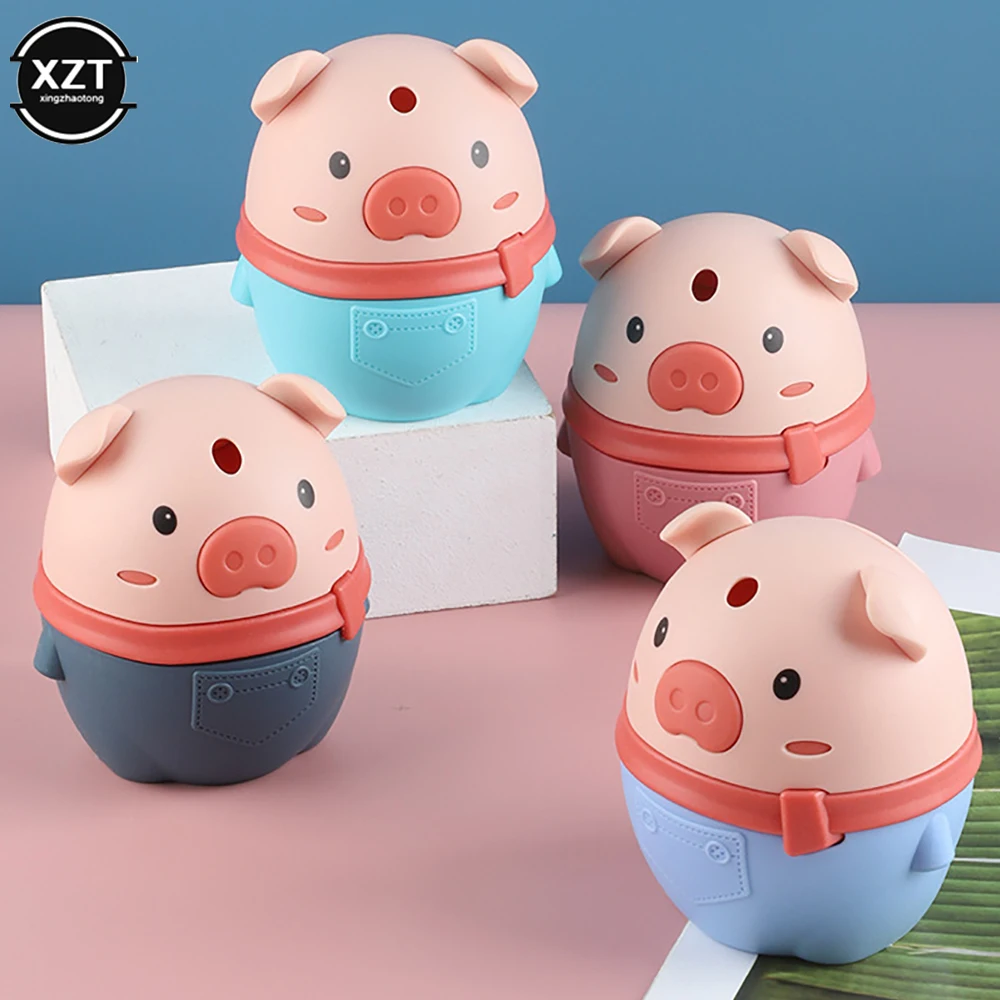 

Cartoon Piggy Toothpick Holder Press Type Popup Toothpick Holder Family Living Room Restaurant Creative Cute Toothpick Storage