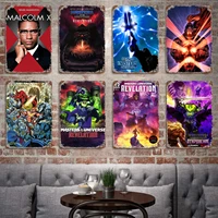 masters of the universe_ revelation poster vintage tin metal sign decorative plaque for pub bar man cave club wall decoration