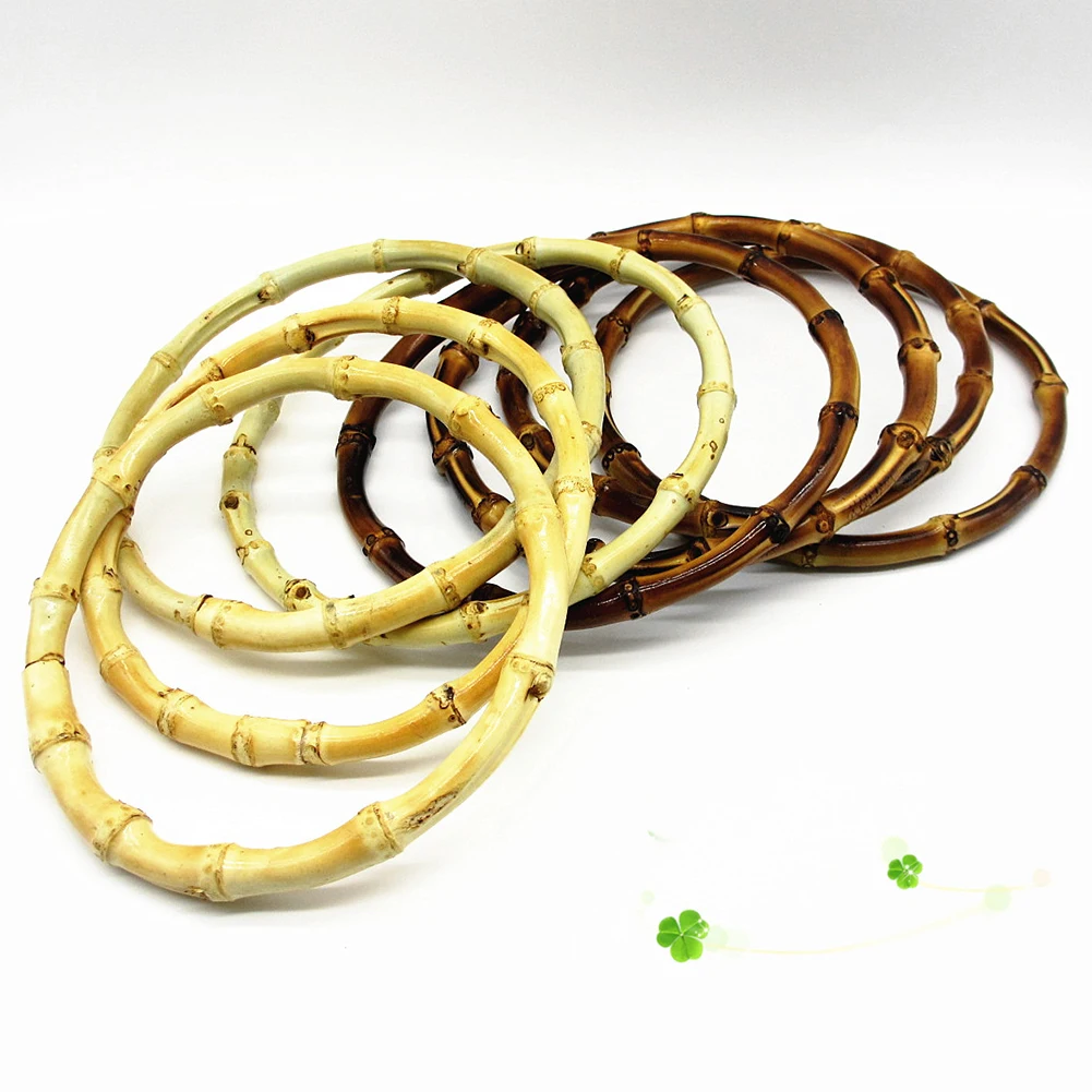 

1PC Handmade Natural Wood Handle Round DIY Making Handbags Purse Frame Kiss Clasp Sewing Brackets Handmade Accessories