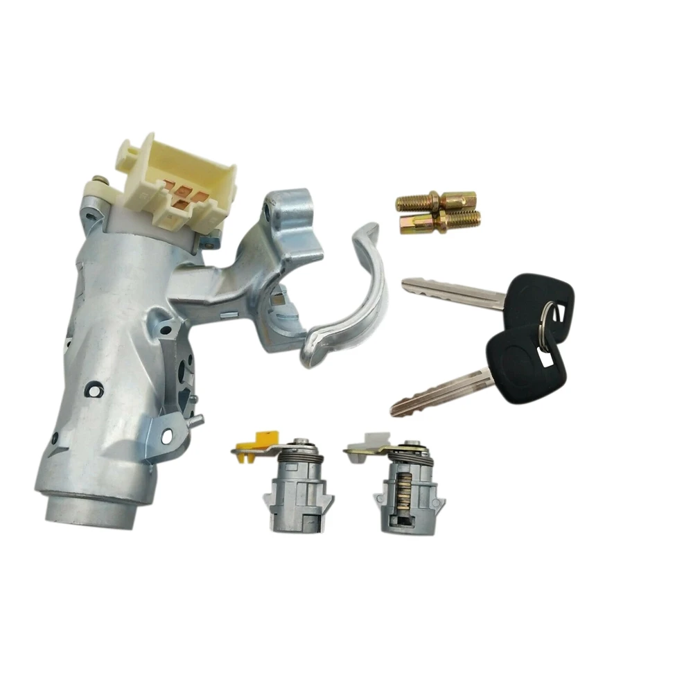 

Ignition Lock Core Ignition Switch Steering Barrel Lock + Door Lock with 2 Keys Set for