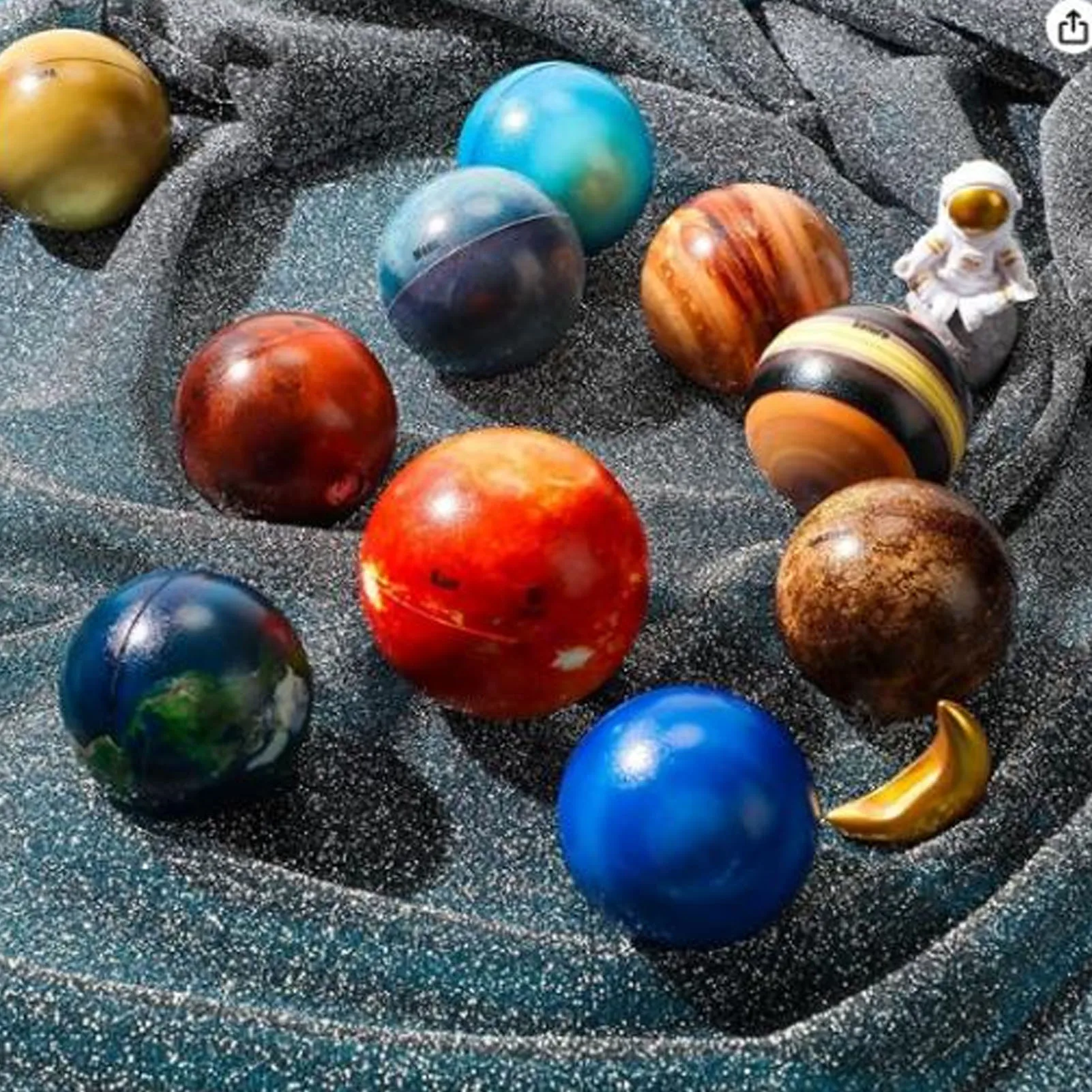 

10Pcs Space Solar System Planets Squeeze Toys Stress Relief Hand Squeeze Sensory Ball Decompression Squeeze Fidget Toy